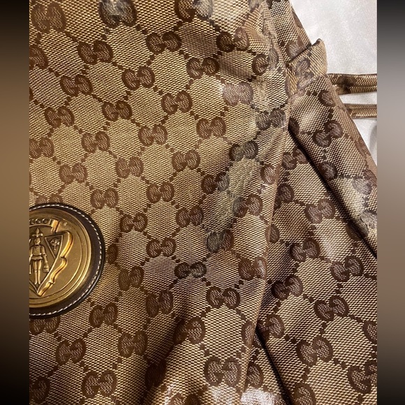GUCCI ORIGINAL GG CRYSTAL HYSTERIA SHOULDER BAG - Picture 4 of 15